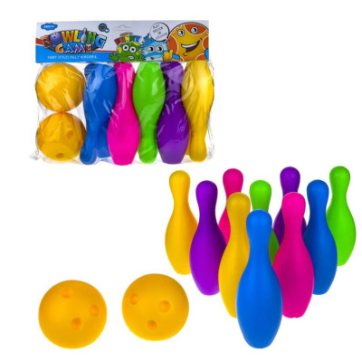 Набор боулинг 10 кегель 2 шара 1toy 200874390